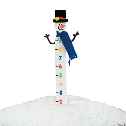 snow measuring stick