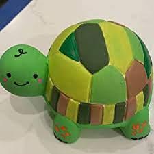Painted Ceramic Turtle