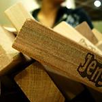 Jenga pieces