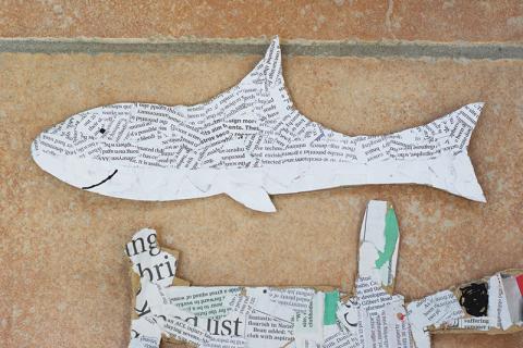 Newspaper shark
