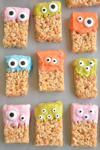 Rice Krispy Monsters