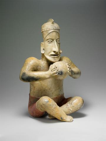 Seated Ballplayer Ameca-Etzatlán  1st century BCE–3rd century CE