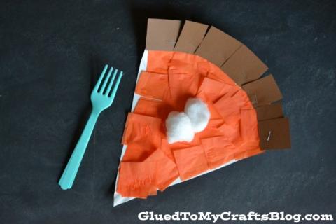 Paper Plate Pumpkin Pie