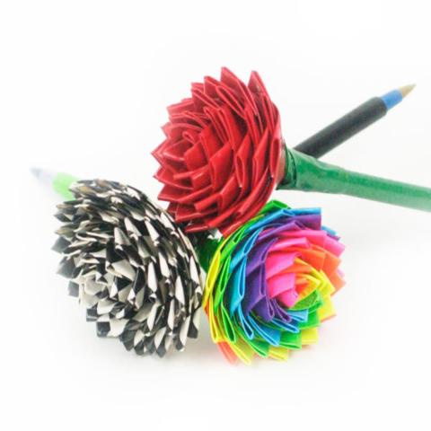 duct tape rose