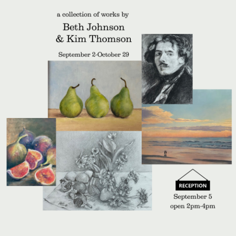 Beth Johnson and Kim Thomson's art work