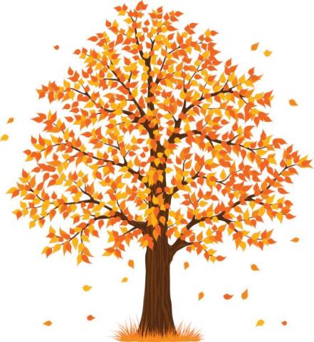 Leaves Falling Clipart