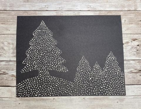 Pointillism Tree