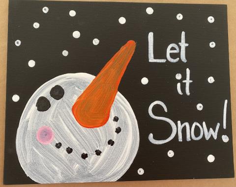 Let it Snow Painting