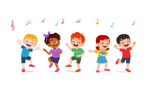 Dancing Kids Clip Art