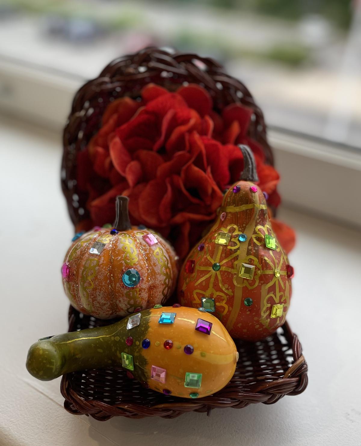 Bedazzled Gourds