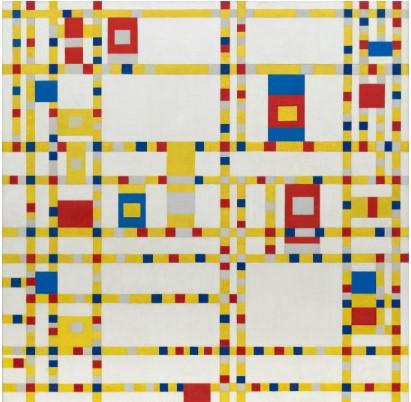 Piet Mondrian, Broadway Boogie Woogie, 1942-43