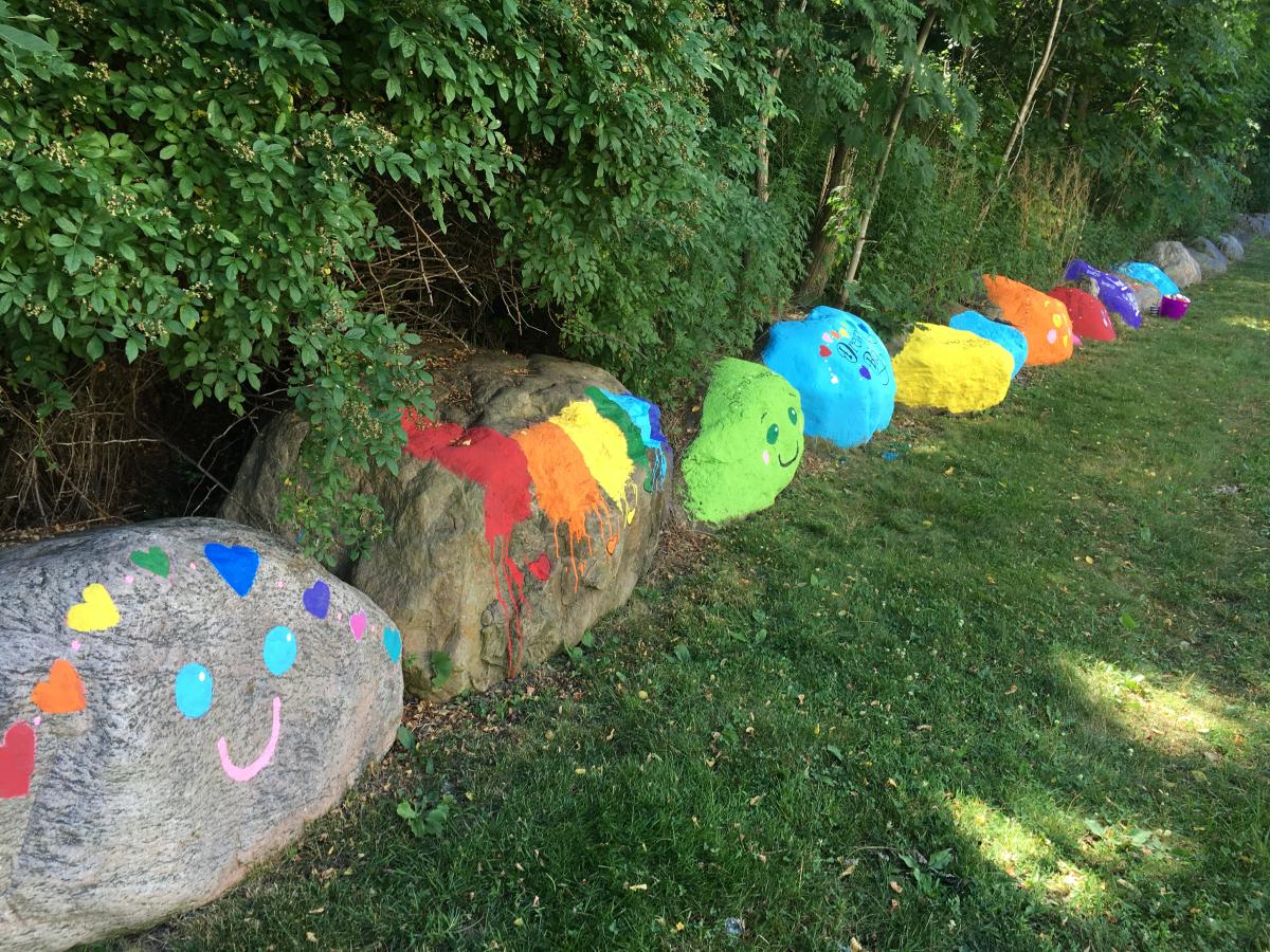 Painted Boulders 