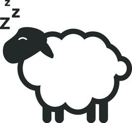 Sheep sleeping