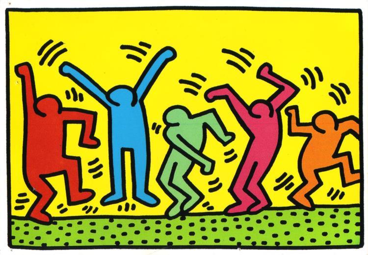 Untitled (Dance), Keith Haring, Date: 1987 