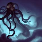 Painting of a Kraken