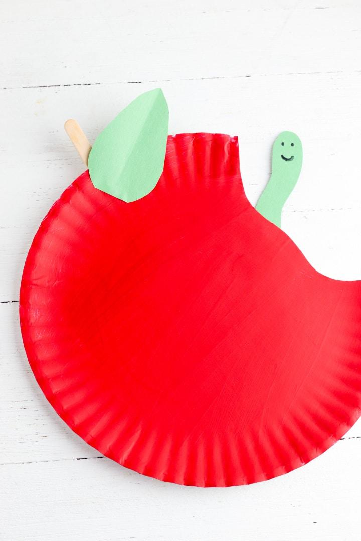 Paper Plate Apple