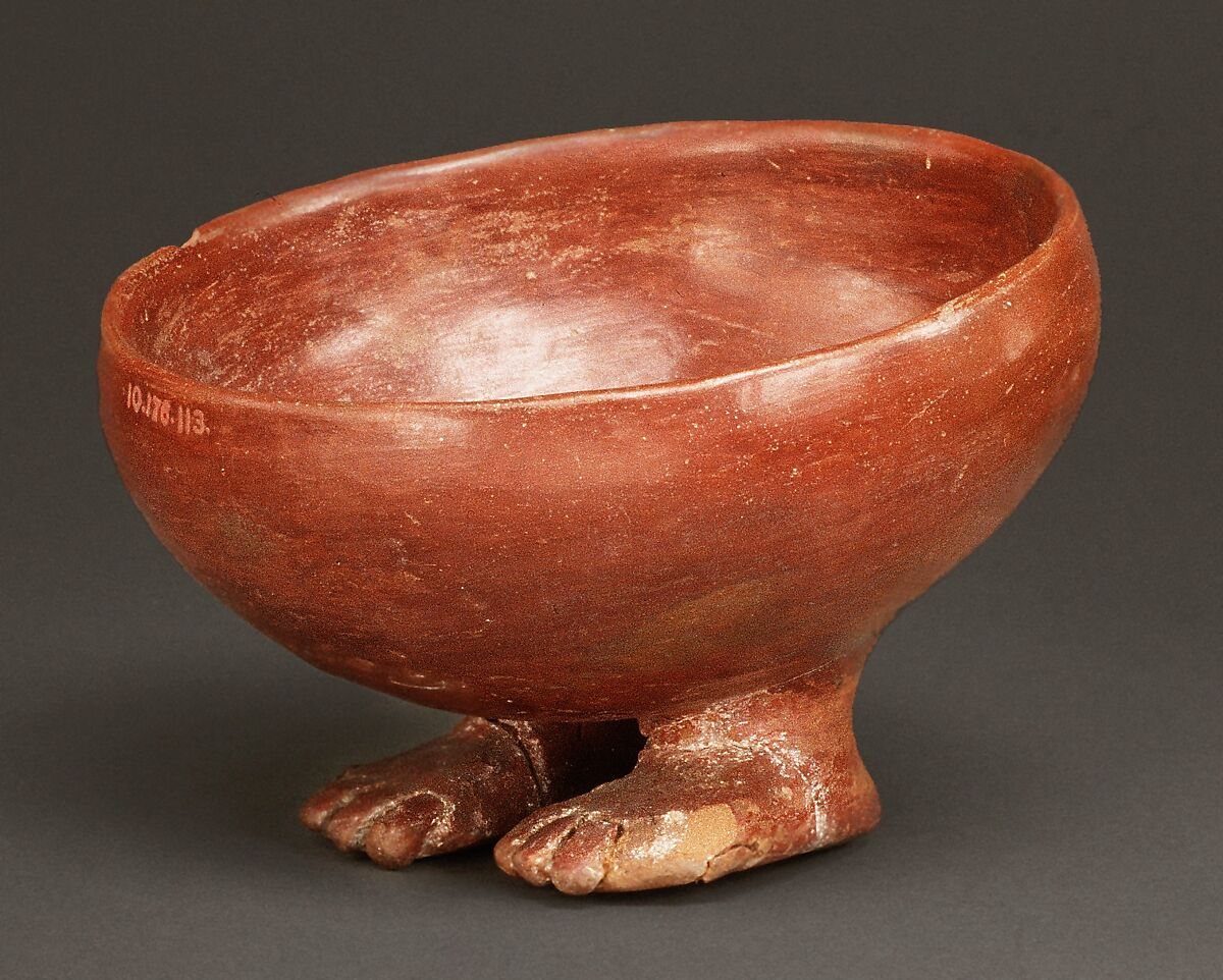  Bowl with Human Feet  Predynastic, Late Naqada l–Naqada II  ca. 3700–3450 B.C. 