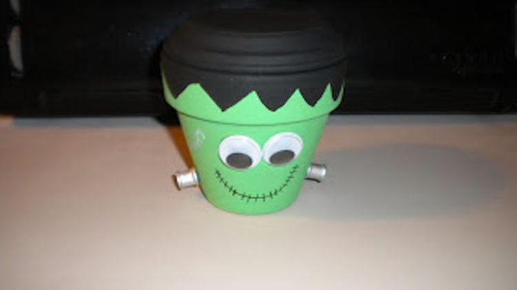 Frankenstein Flower Pot