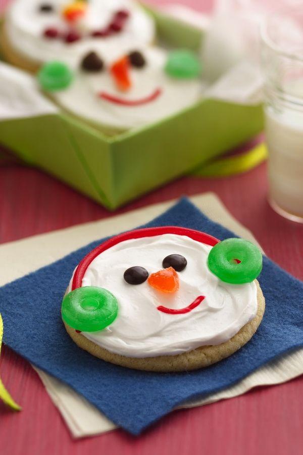 Snowman cookie