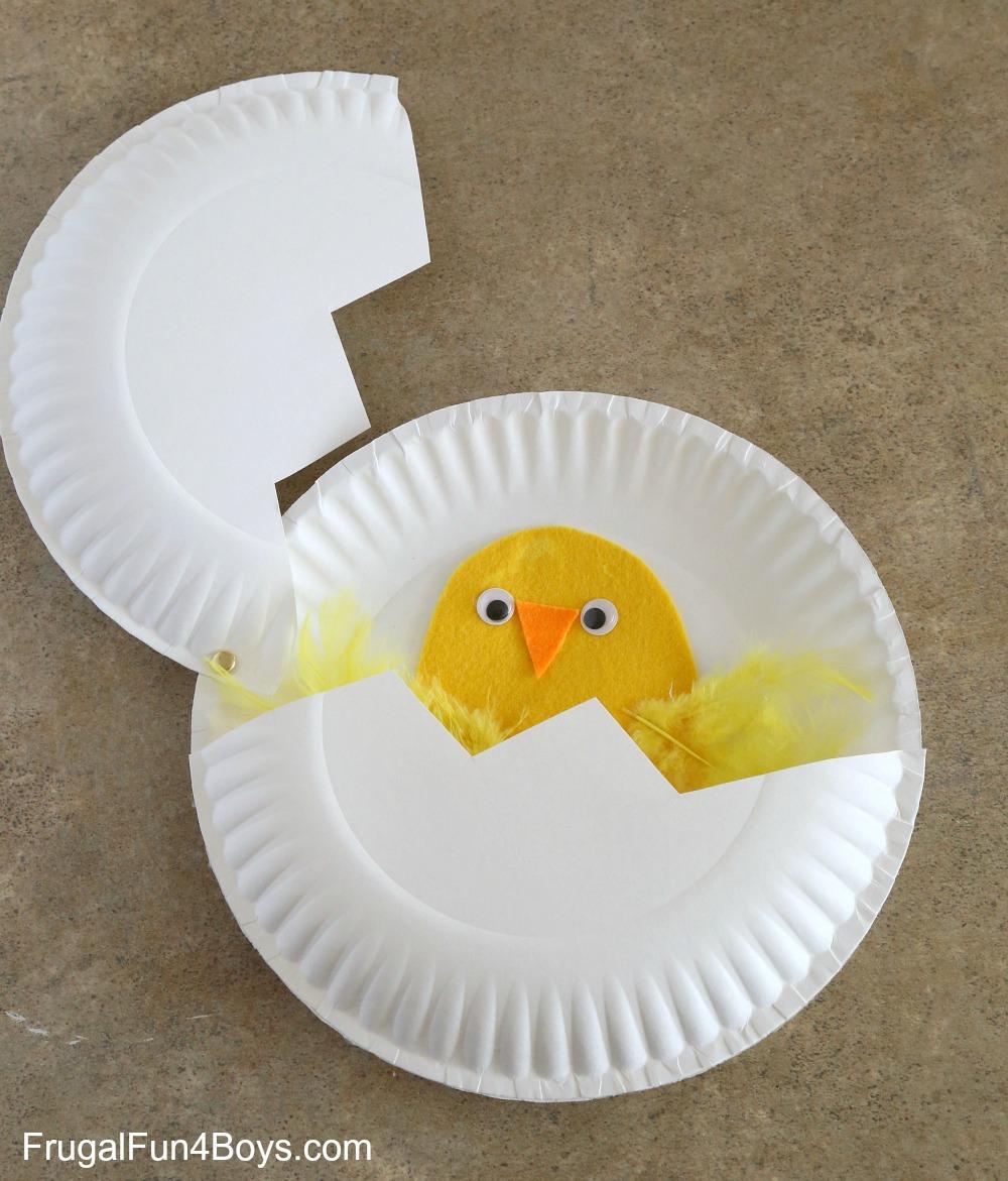 Paper Plate Chick