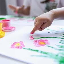 Finger Paint Flowers